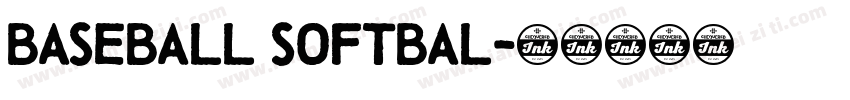 BASEBALL SOFTBAL字体转换